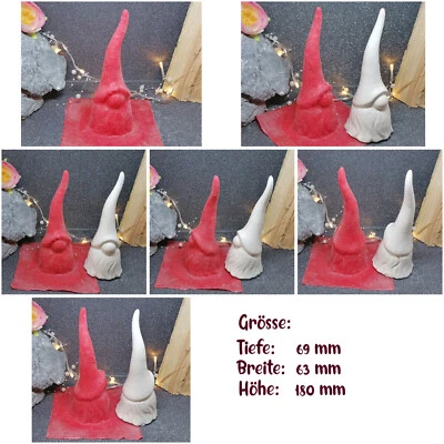 HANDARBEIT Stampo in lattice fatto a mano stampo per colata in calcestruzzo calcestruzzo gnomo (094)