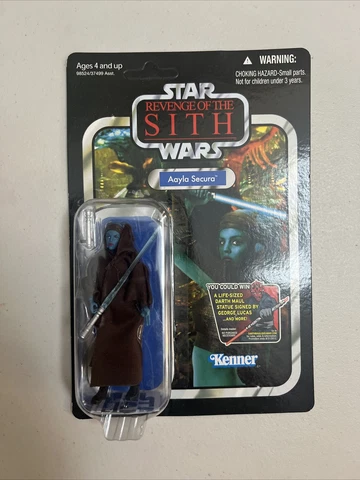 ππStar Wars Aayla Secura Vintage Collection VC58 Revenge Of The Sith ππ Cover