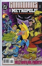 Guardians of Metropolis 1994 series # 4 near mint comic book