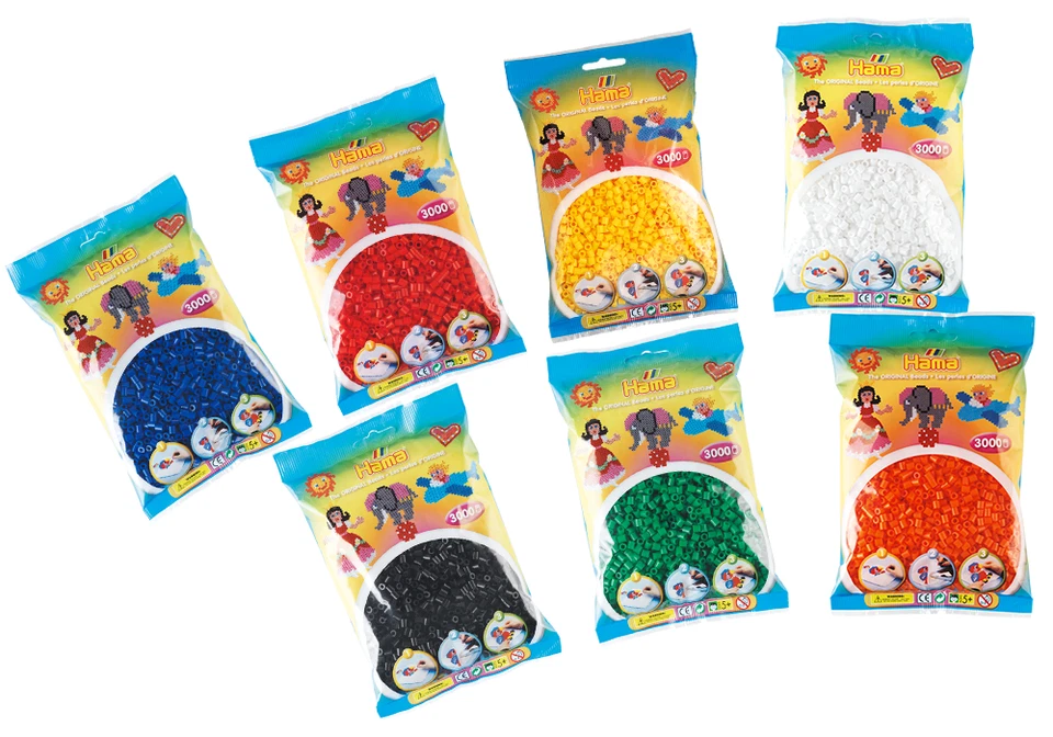 Hama 3000 Bügelperlen SET-AUSWAHL inkl. *PREISVORTEIL* Steckperlen Perler MIDI