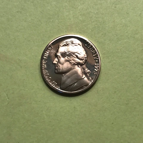 1973 S Jefferson PROOF Nickel  FREE SHIP Cover