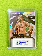 Thiago Santos AUTO SILVER PRIZM CARD UFC AUTOGRAPH 2021 UFC Panini MAKE AN OFFER