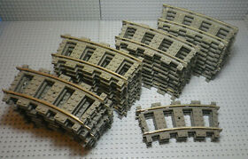 43 x Curved Rails #2867 - LEGO 4520