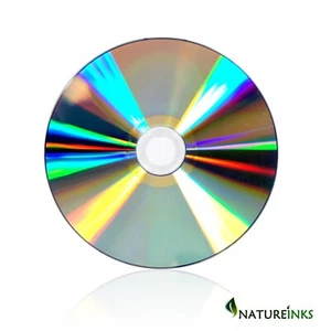 10 discos CD-R en blanco imprimibles serigrafía térmicos plateados brillantes 52x MR230 - Imagen 1 de 1