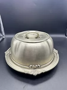 Vintage REED & BARTON Silver Soldered #0139-H COVERED Escargot Dish - Picture 1 of 15