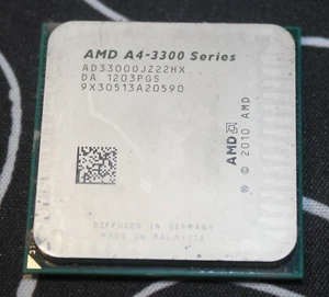 AMD A4-Series A4-3300 - AD3300OJZ22HX 2.50ghz Dual Core Socket FM1 Processor - Picture 1 of 2