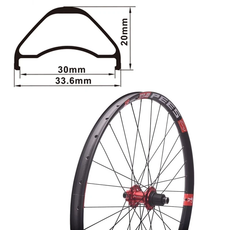 Mtb Wheelset 26 27.5 29er Disc Brake QR Thru Axle Boost Wheels HG MS XD Hub 32H - Image 1 of 4