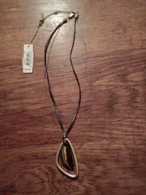 Elegant Kenneth Cole Tiger's Eye Teardrop Necklace from Macy's NEW! MSRP $42.00 - Image 1 of 4