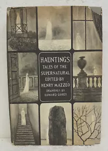 Hauntings edited by Henry Mazzeo illustrated by Edward Gorey 1968 HB/DJ - Foto 1 di 1