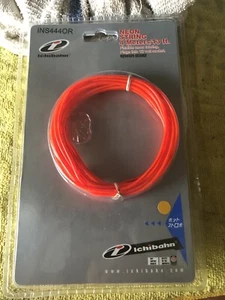 ICHIBAHN CAR NEON STRING LIGHT 13FT NEON ORANGE HOOKS UP TO CIGARETT SOCKET NEW - Picture 1 of 6