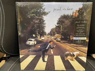 BRAND NEW PAUL MCCARTNEY PAUL IS LIVE LIMITED EDITION BABY BLUE PEACHY WHITE 2LP - Image 1 of 3