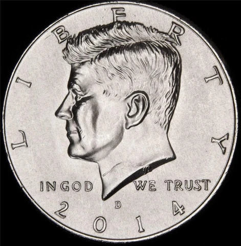 2014 D Kennedy Half Dollar - BU Cover