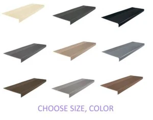 Rubber Non-Slip Single Stair Treads Stair Grips Cover Indoor/Outdoor 36/42/48'' - Picture 1 of 13