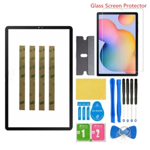 Strumento obiettivo touch screen per Samsung Galaxy Tab S6 10,5" SM-T860 vetro anteriore nero - Foto 1 di 6