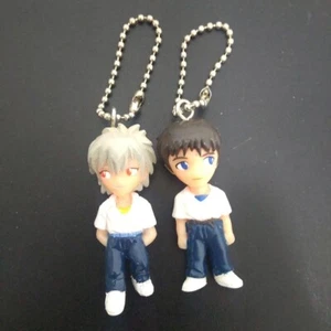 Neon Genesis Evangelion Figur Schlüsselanhänger Lot 2 Set Kaworu Shinji Retro Rare M583 - Bild 1 von 4