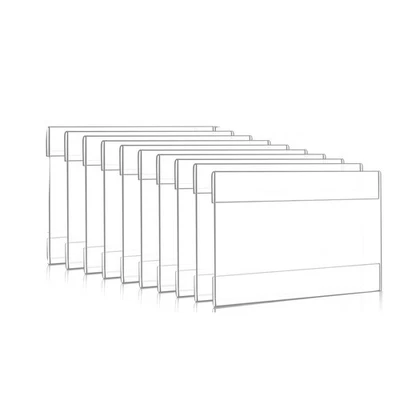 4 X 6 Inch Acrylic Sign Holder Wall Mount,Clear Wall Frame with  Sided2050 - Image 1 of 4