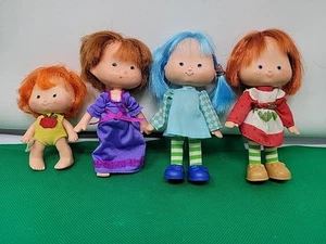 1979 Strawberry Shortcake Dolls Lot of 4 VTG - Picture 1 of 8