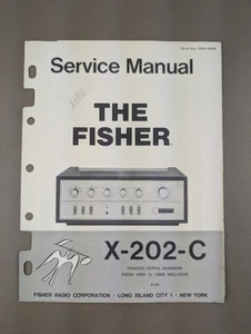 The Fisher X-202-C Service Manual D-1169 - Picture 1 of 3
