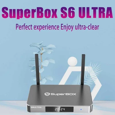 2025 New!!!SuperBox S6 Ultra TV BOX A Variety of Sports Programs 128G Free Ship  - Image 1 of 4