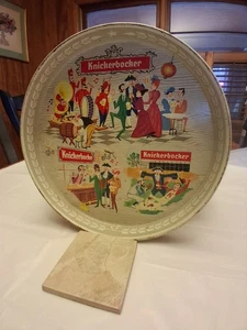 Vintage 50er Jahre Knickerbocker Bier Tablett 12" - Bild 1 von 5