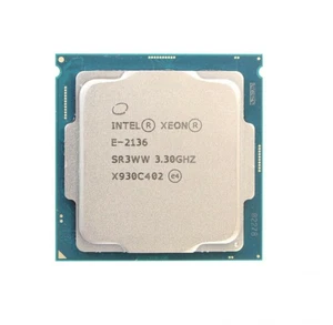 PROCESOR PROCESORA INTEL XEON E-2136 6-RDZENIOWY 3.30GHZ 12MB L3 CACHE 80W SR3WW OFICJALNY - Zdjęcie 1 z 1