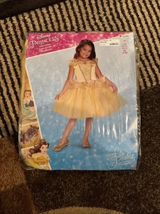 NWT Disney Belle Costume Gown Princess Beauty and the Beast Size 3 4 - Picture 1 of 3