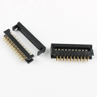 5Pcs 2.54mm Pitch 2x10 Pin 20 Pin Male Header FD IDC Cable Transition Connector - Image 1 of 4