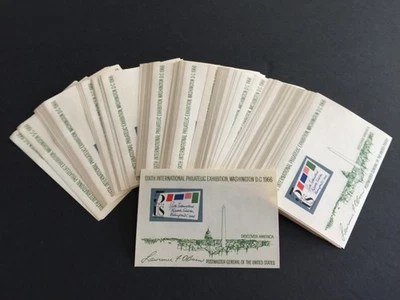 US STAMPS SC# 1311 Lot of (100) 1966 SIPEX Souvenir Sheets MINT OG NH -1 - Image 1 of 3