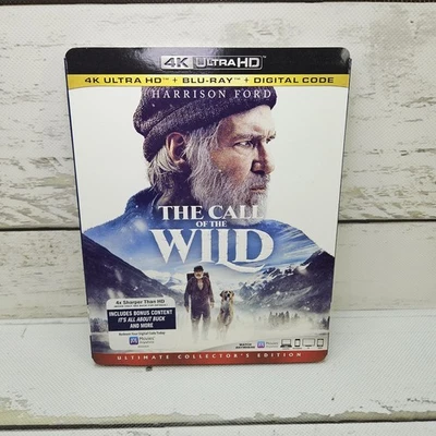 The Call Of The Wild 4K Ultra HD Blu-Ray Digital 2020 Harrison Ford Movie Sealed - Image 1 of 4