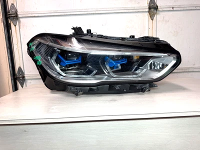 ИЗЯЩНЫЙ! 2019-2022 BMW X5 X6 G05 G06 ЛАЗЕРНАЯ ФАРА ПРАВАЯ ПРАВАЯ ПАССАЖИРСКАЯ СТОРОНА ОТ ОРИГИНАЛЬНОГО ПРОИЗВОДИТЕЛЯ - Изображение 1 из 4