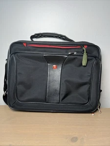 SwissGear Wenger Computer Case Briefcase Black - Afbeelding 1 van 19