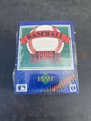 Juego de cartas de béisbol Upper Deck High # Series 1989 701-800, sellado de fábrica NUEVO Foto 1 de 4