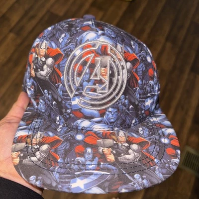 Marvel Avengers Size L/XL SnapBack Baseball Cap Thor Hulk Ironman Captain Amer - Image 1 of 4