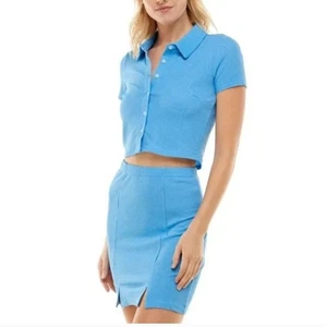 Ultra Flirt Short Sleeve Skirt Set - Picture 1 of 10