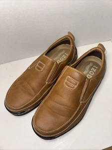Zapatos para caminar informales de espuma viscoelástica IZOD Jackson tostados para hombre 7 1/2 M - Imagen 1 de 5