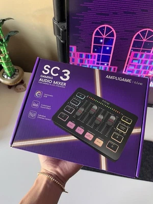 Mezclador de audio para juegos FIFINE Ampligame SC3/XLR Foto 1 de 4