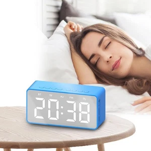 Alarm Clock Bluetooth Speaker | Wireless Speaker with Display | Bluetooth 5.0 | - Photo 1 sur 6