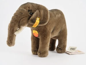 Steiff 085192 éléphant elefant peluche 21 cm jamais joué sans boite - Foto 1 di 10