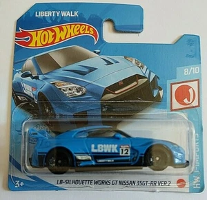 LB SILHOUETTE WORKS GT NISSAN 35GT RR VER. 2 J-Imports 8/10 Hot Wheels 2021 New - Imagen 1 de 2