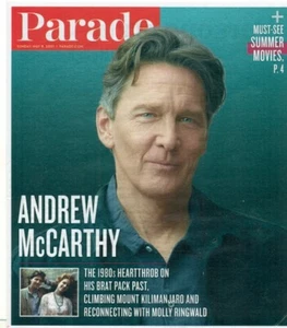 PARADE - ANDREW McCARTHY COVER AND ARTICLE + MUST SEE SUMMER MOVIES - Picture 1 of 1