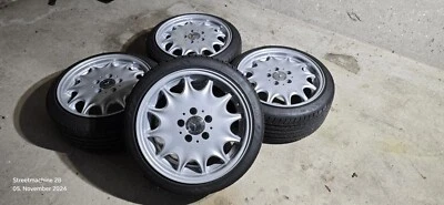 8x16 ET34 Monkar Felgen mit 205 40 R16 Reifen R129 SL, w124, w201 - Bild 1 von 4