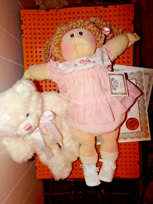 XAVIER cabbage patch sculpture doll 85GOLD ed HANDSIGNED ASH girl w/PAPERS - Image 1 of 4