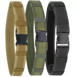 Quick Release Tactical Belt Military Work 2" Web Belt with Heavy Duty Buckle - Picture 1 of 14
