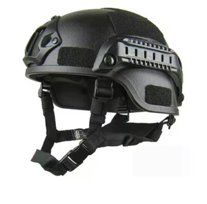 Helmetto Casco Softair Schnellhelm schwarz Militari Taktico Outdoor CS SWAT - Bild 1 von 1