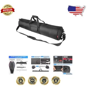 Durable Nylon Tripod Carrying Case 39in with Shoulder Strap & Storage Bag - Picture 1 of 10