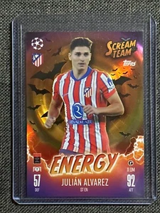 Topps MatchAttax Champions League 2024/25 24/25 Julìan Alvarez Energy ScreamTeam - Zdjęcie 1 z 2