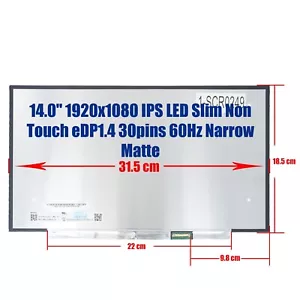 New Laptop Screen IDEAPAD S340-14IIL S340-14API C340-14iml C340-14iwl SD10W87244 - Picture 1 of 15
