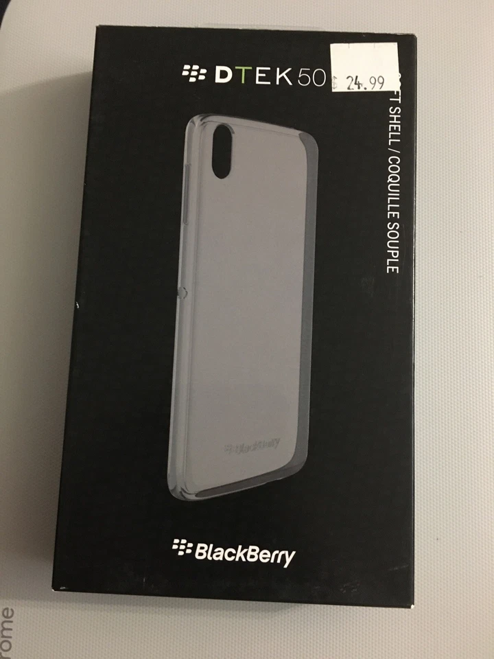 Blackberry DTEK50 Soft Shell - ACC-63010-001 - Clear Grey - Image 1 of 2