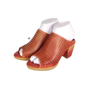 Spring Step By L'artiste Women’s Patience EU36 US 5,5 Red Leather Mule Sandals - Picture 1 of 15