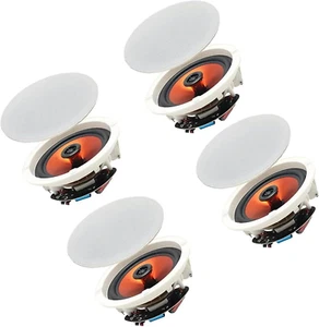 6.5 Pollici 4PCS 600Watt Altoparlanti Da Soffitto Sistema Di Altoparlanti Domest - Foto 1 di 12